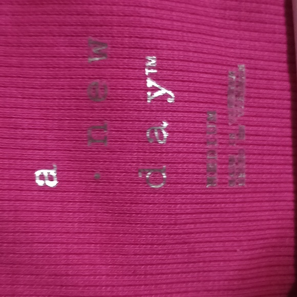 A New Day Magenta Ribbed Body Suit - Picture 2 of 4